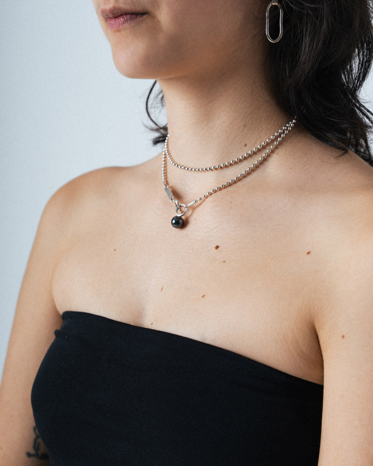 HEMATITE BALL CHAIN