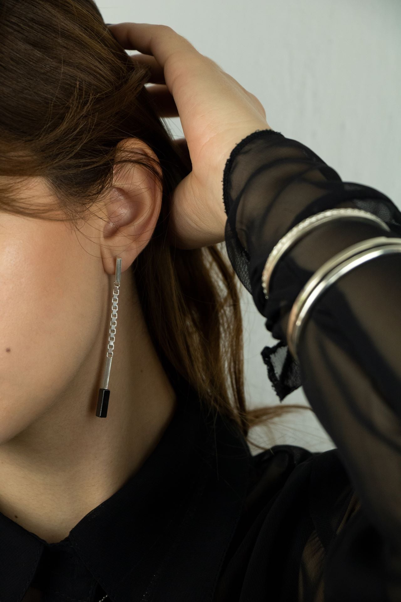 INDUSTRIAL EARRINGS LONG