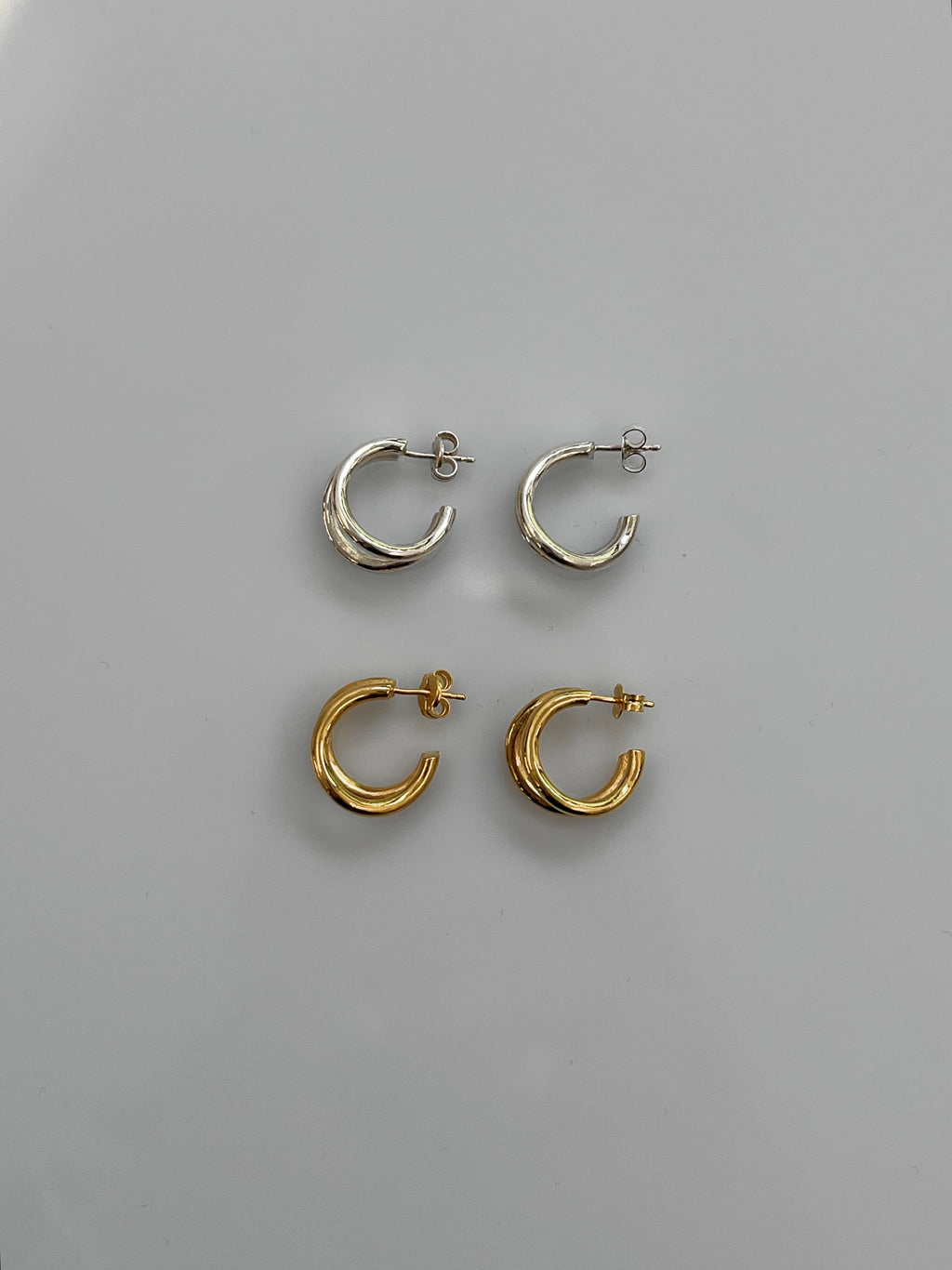 DOUBLE WIRE EARRINGS