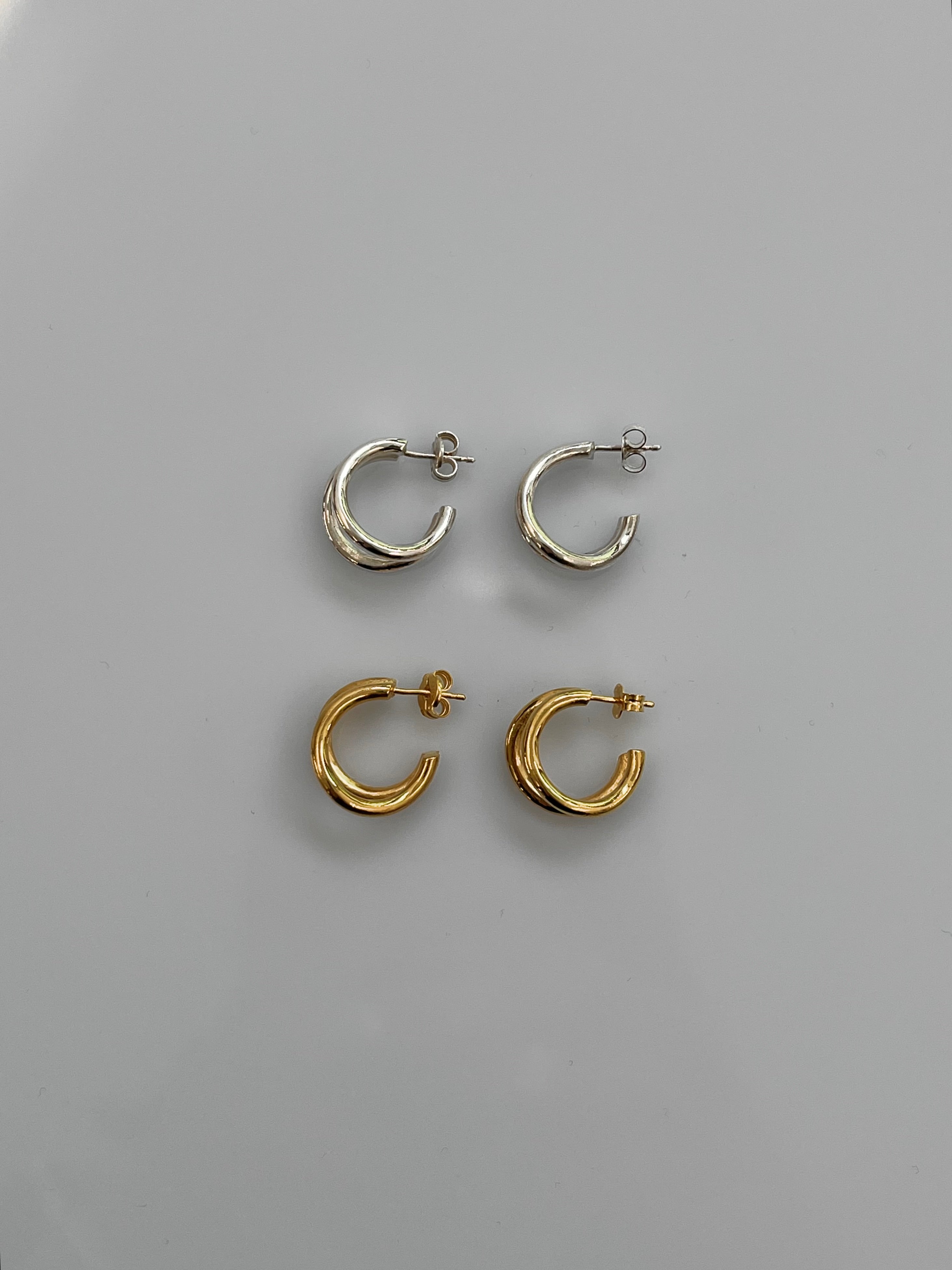 DOUBLE WIRE EARRINGS