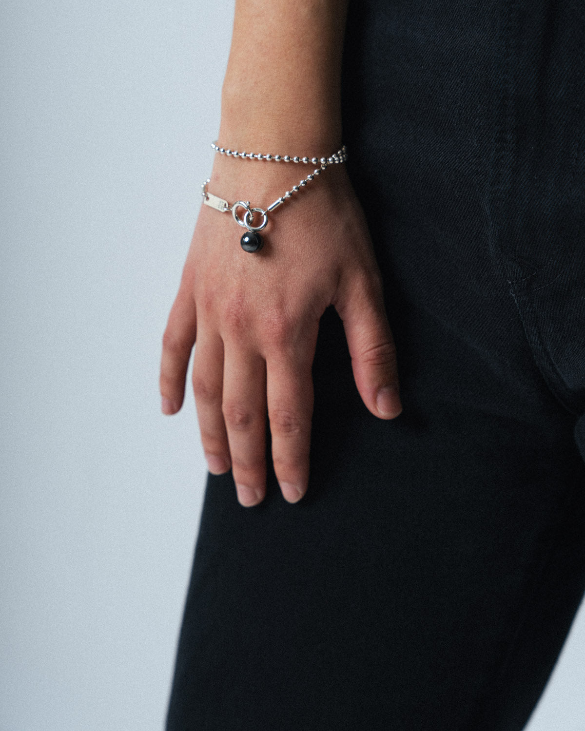 HEMATITE BALL BRACELET