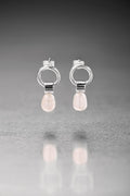 CIRCULAR PEARL EARRINGS
