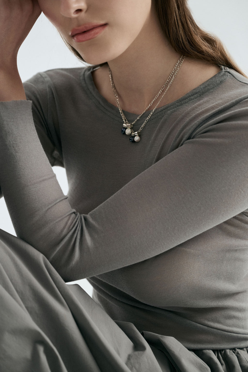 DOUBLE PEARL NECKLACE